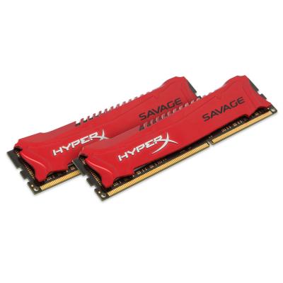 Модуль памяти для компьютера DDR3 16GB (2x8GB) 1866 MHz Savage Red Kingston (HX318C9SRK2/16)