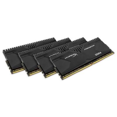 Модуль памяти для компьютера DDR4 16GB (4x4GB) 2400 MHz Predator Kingston (HX424C12PB2K4/16)