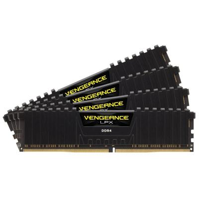Модуль памяти для компьютера DDR4 16GB (4x4GB) 2800 MHz Vengeance LPX Black CORSAIR (CMK16GX4M4A2800