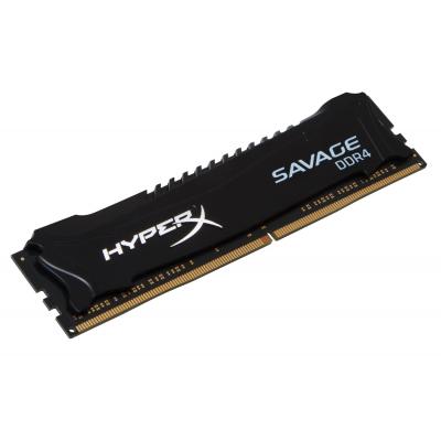 Модуль памяти для компьютера DDR4 8Gb 2400 MHz HyperX Savage Black Kingston (HX424C12SB/8)