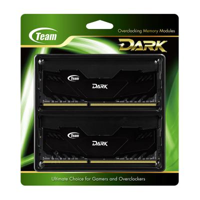 Модуль памяти для компьютера DDR3 16GB (2x8GB) 2400 MHz Dark Series Black Team (TDKED316G2400HC11CDC
