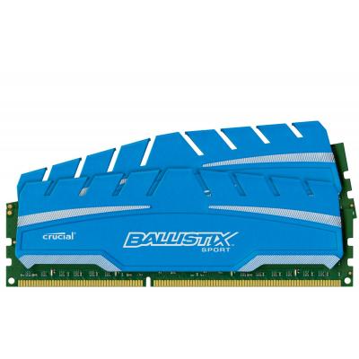 Модуль памяти для компьютера DDR3 16GB (2x8GB) 1600 MHz Ballistix Sport XT MICRON (BLS2C8G3D169DS3CE