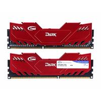 Модуль памяти для компьютера DDR4 16GB (2x8GB) 2666 MHz Dark Red Team (TDRED416G2666HC15ADC01)