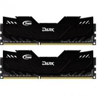Модуль памяти для компьютера DDR4 16GB (2x8GB) 3000 MHz Dark Black Team (TDKED416G3000HC16ADC01)