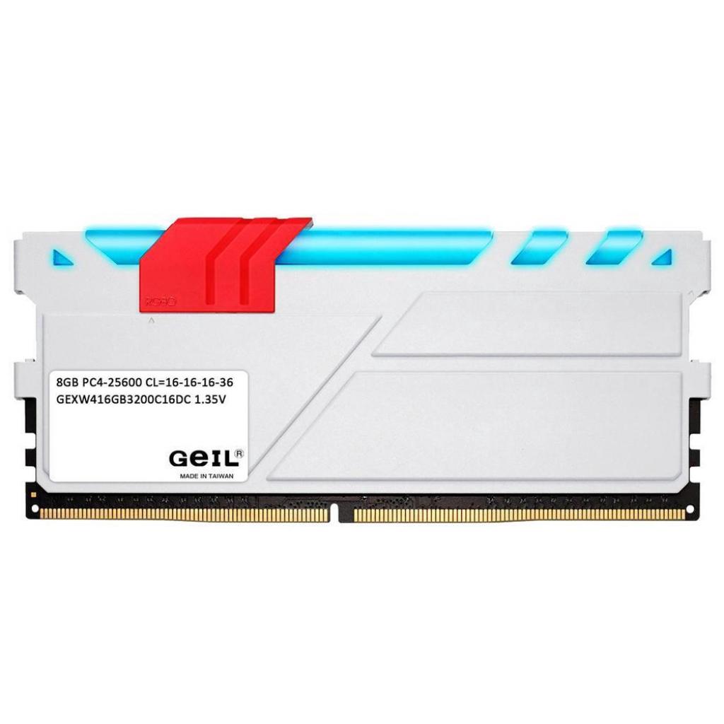 Модуль памяти для компьютера DDR4 16GB (2x8GB) 3200 MHz EVO X White GEIL (GEXW416GB3200C16DC)