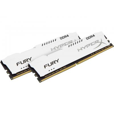 Модуль памяти для компьютера DDR4 16GB (2x8GB) 2400 MHz HyperX Fury White Kingston (HX424C15FW2K2/16