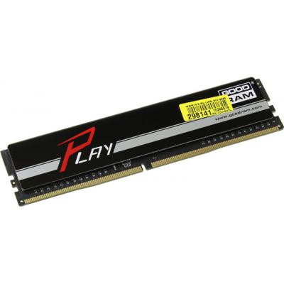 Модуль памяти для компьютера DDR4 8GB 2666 MHz Play Black GOODRAM (GY2666D464L16S/8G)