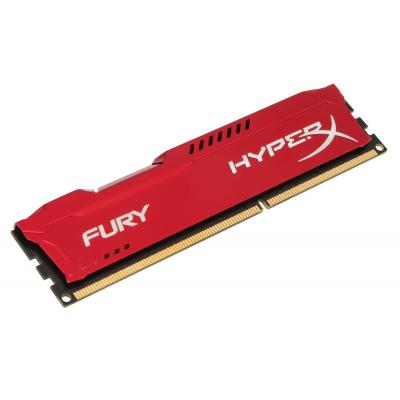 Модуль памяти для компьютера DDR3 4Gb 1866 MHz HyperX Fury Red Kingston (HX318C10FR/4)