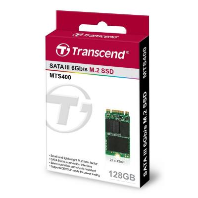 Накопитель SSD M.2 128GB Transcend (TS128GMTS400)