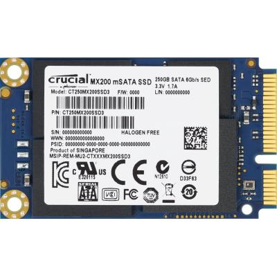 Накопитель SSD mSATA 250GB MICRON (CT250MX200SSD3)