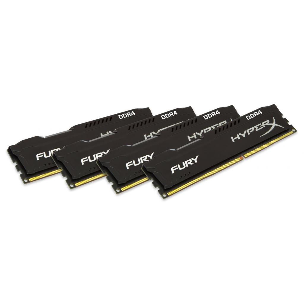 Модуль памяти для компьютера DDR4 64GB (4x16GB) 2133 MHz HyperX FURY Black Kingston (HX421C14FBK4/64