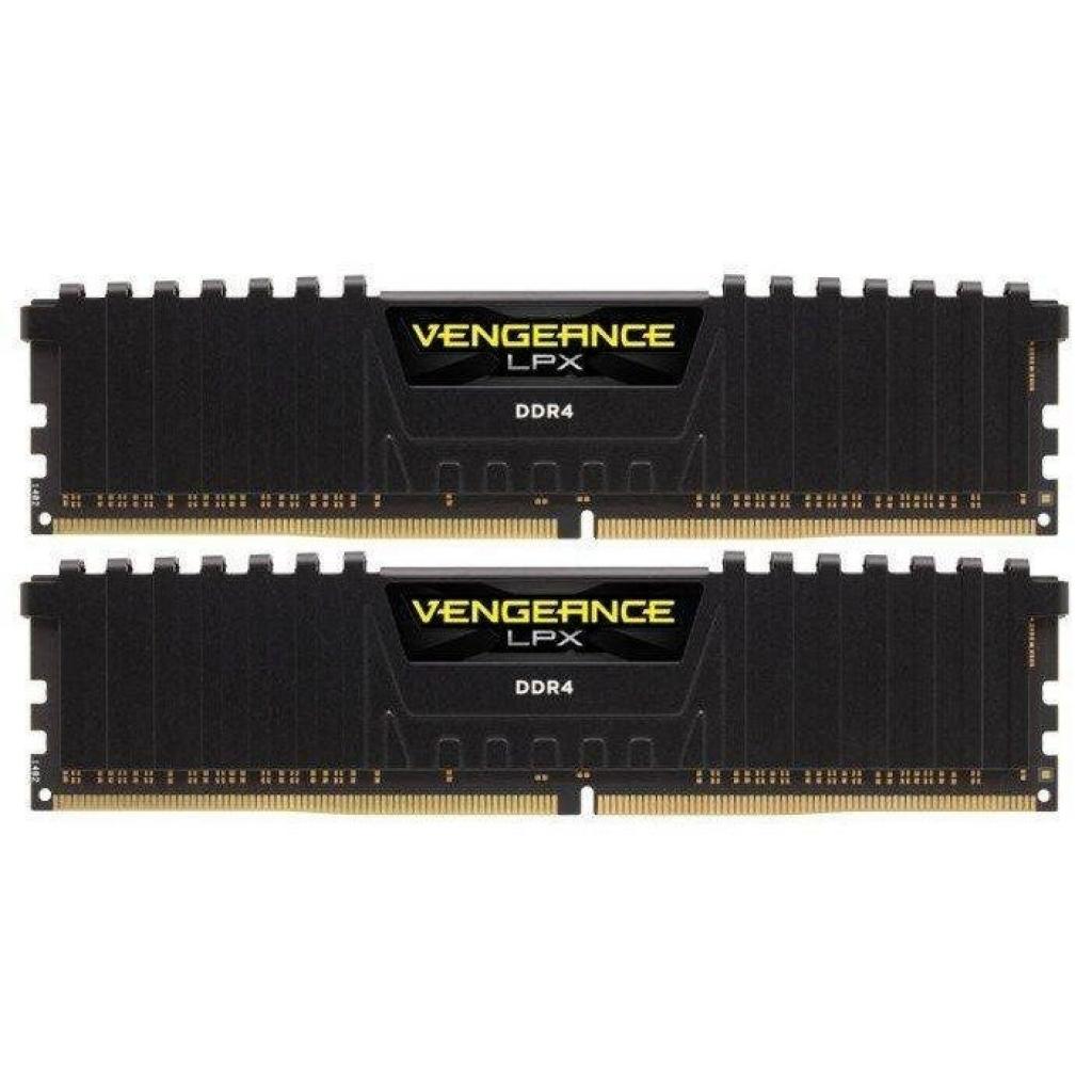 Модуль памяти для компьютера DDR4 8GB (2x4GB) 3200 MHz Vengeance LPX Black CORSAIR (CMK8GX4M2B3200C1