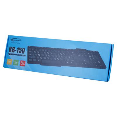 Клавиатуры и мышки KB-150 black, USB