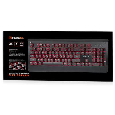 Клавиатуры и мышки M15 Backlit, black